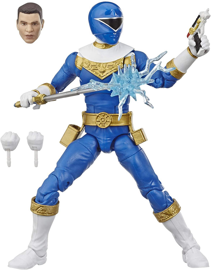 Power Rangers Lightning Collection 6-Zoll Zeo Blue Ranger Actionfigur zum Sammeln mit Zubehör