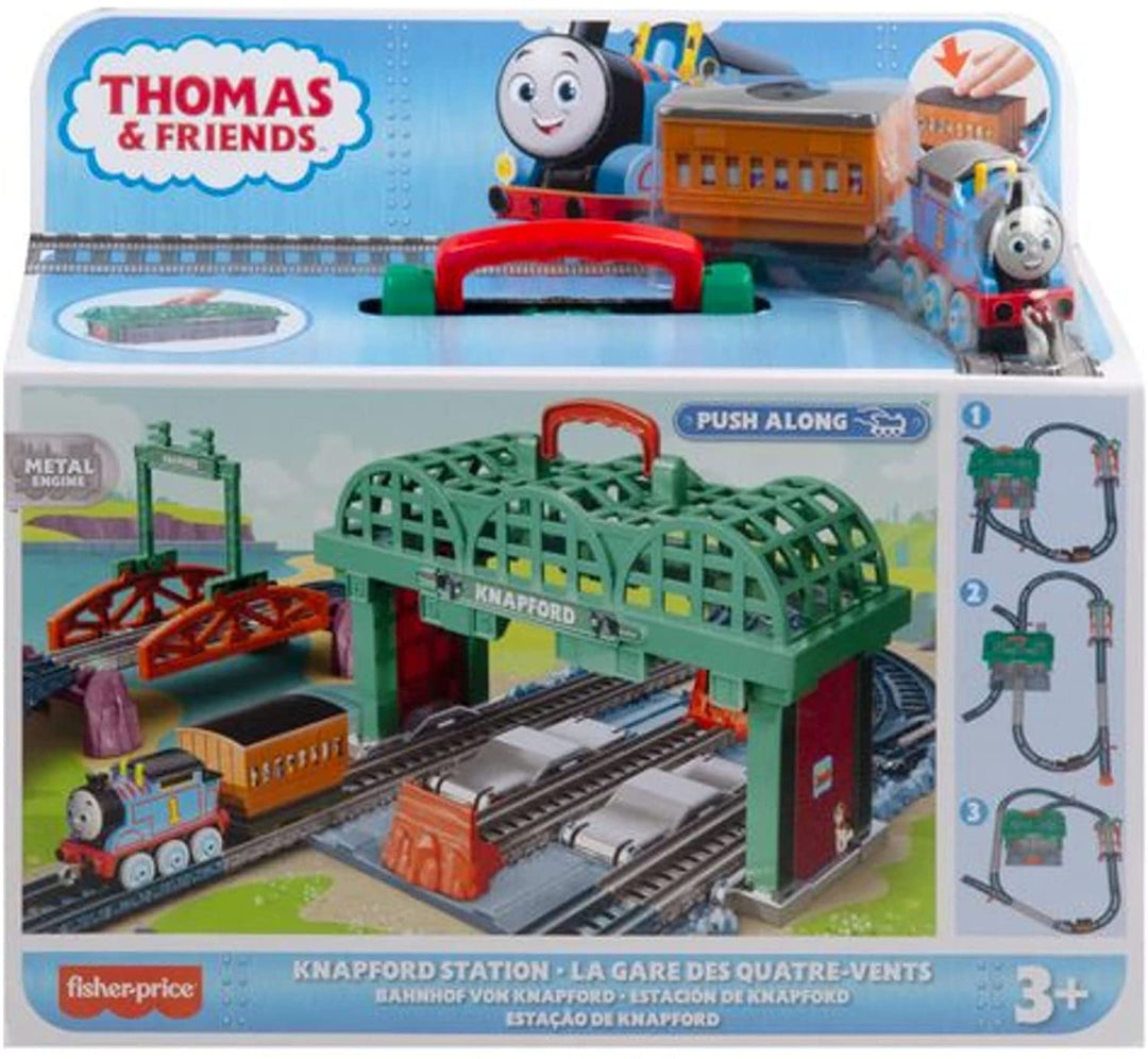 Fisher-Price Thomas &amp; Friends Knapford Station Train Set-Gleis mit 2-in-1-Spielen