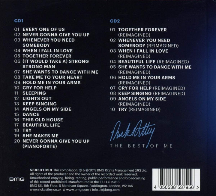 The Best of Me (Deluxe Edition) - Rick Astley [Audio CD]