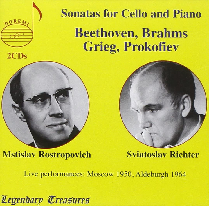 Sonatas for Cello and Piano (2CD) [Audio CD]