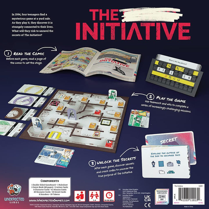 Unexpected games | The Initiative | Board Game | 1-4 Players | Ages 8+ | 30-60 M