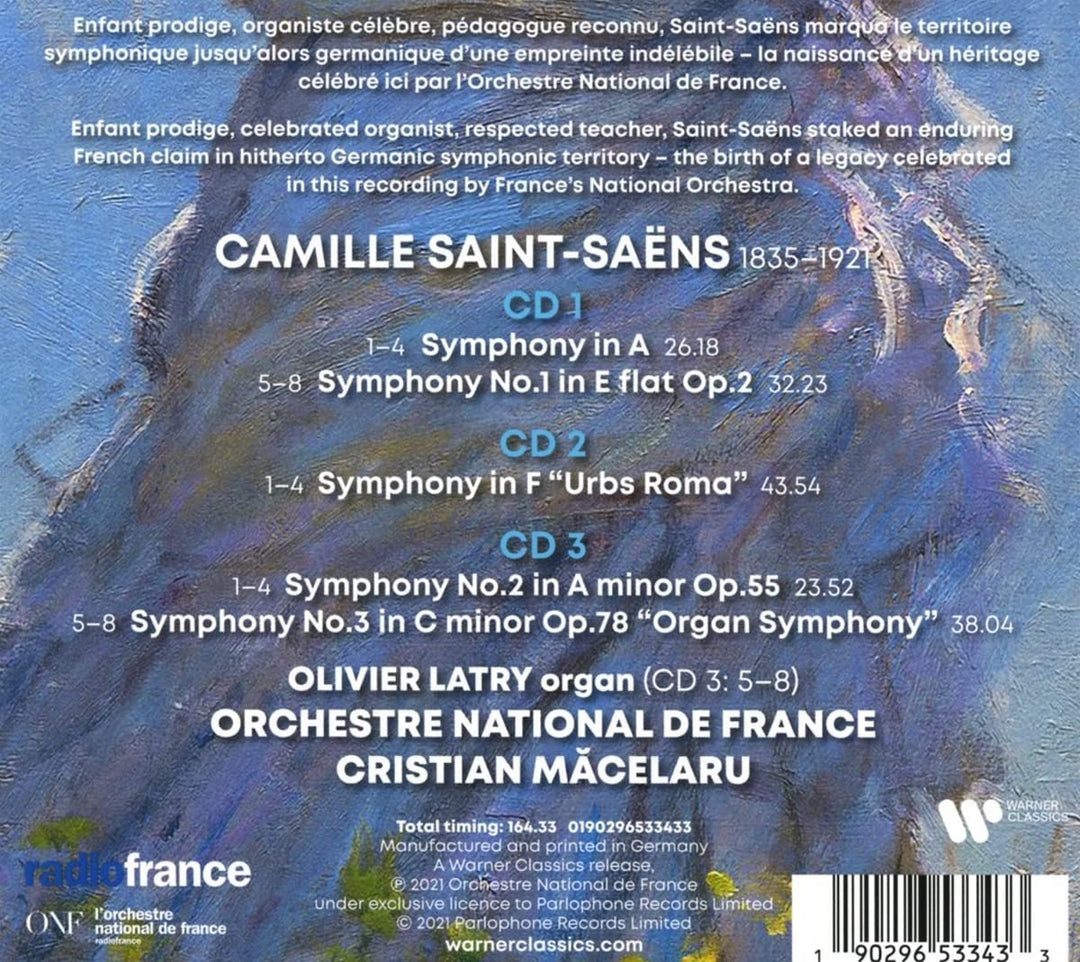 Cristian Mǎcelaru &amp; Orchestre national de France - Saint-Saëns: Sämtliche Sinfonien [Audio-CD]