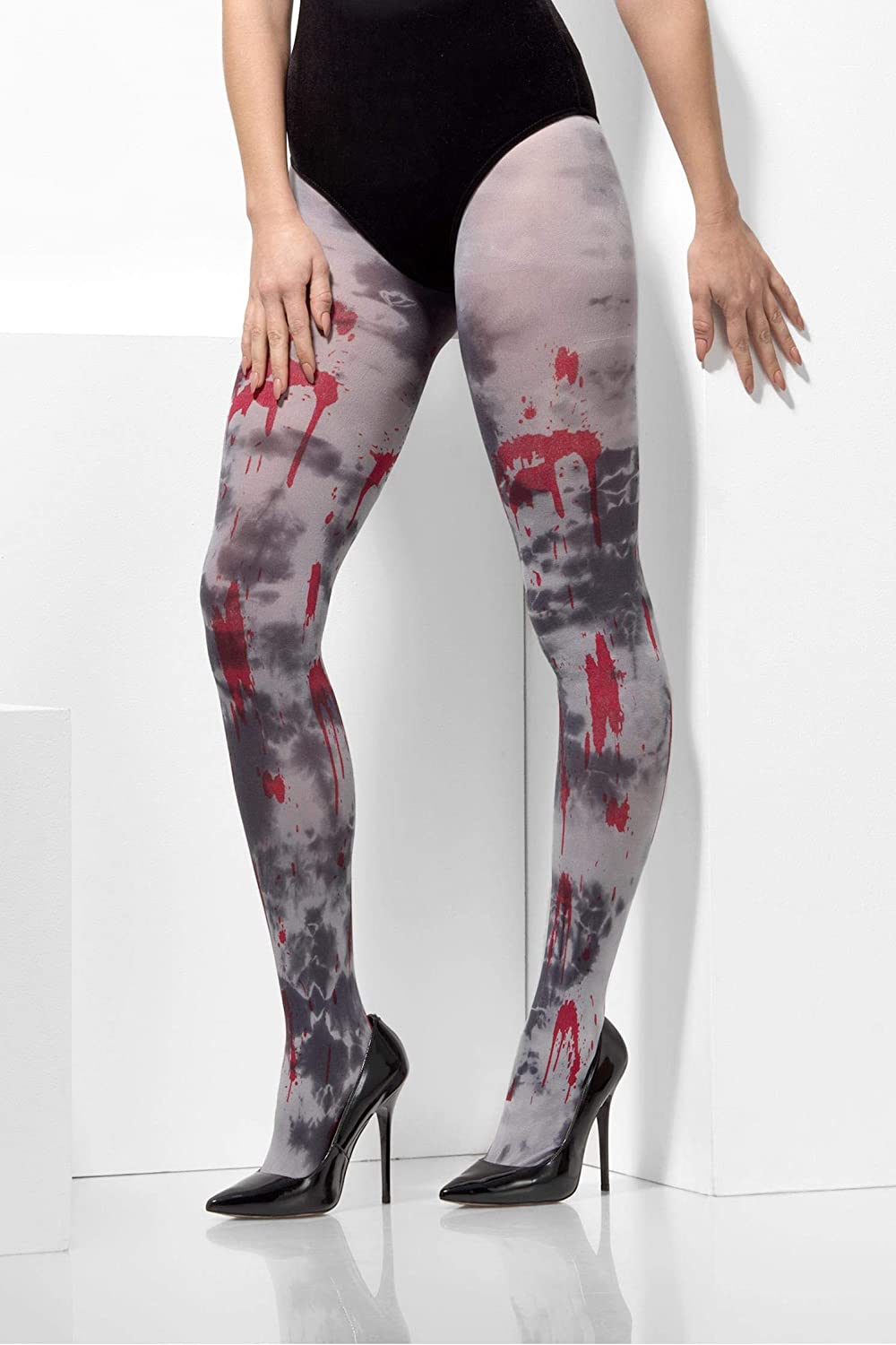 Smiffys Opaque Tights, Zombie Dirt