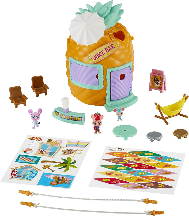 Millie & Friends Mouse in The House Pineapple Juice Bar Playset - Imaginative Play for Ages 3+