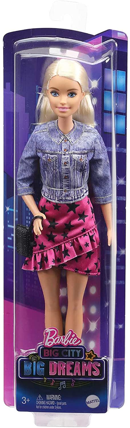 Barbie Big City, große Träume Barbie „Malibu“ Roberts Doll (Blond, 11,5 Zoll) Wear
