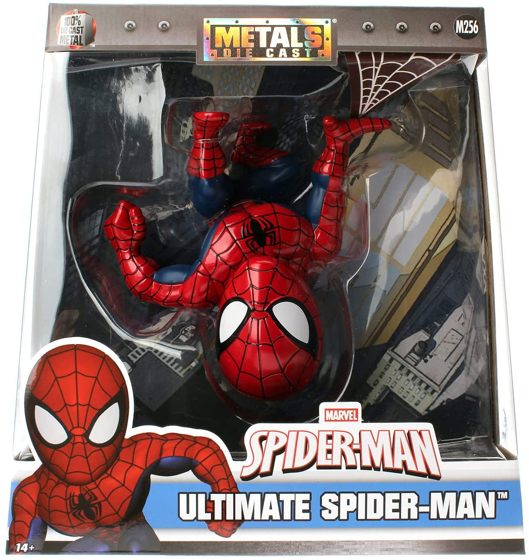 Jada 253223005 Marvel 6" Spiderman DIE-CAST Sammlerfigur, mehrfarbig