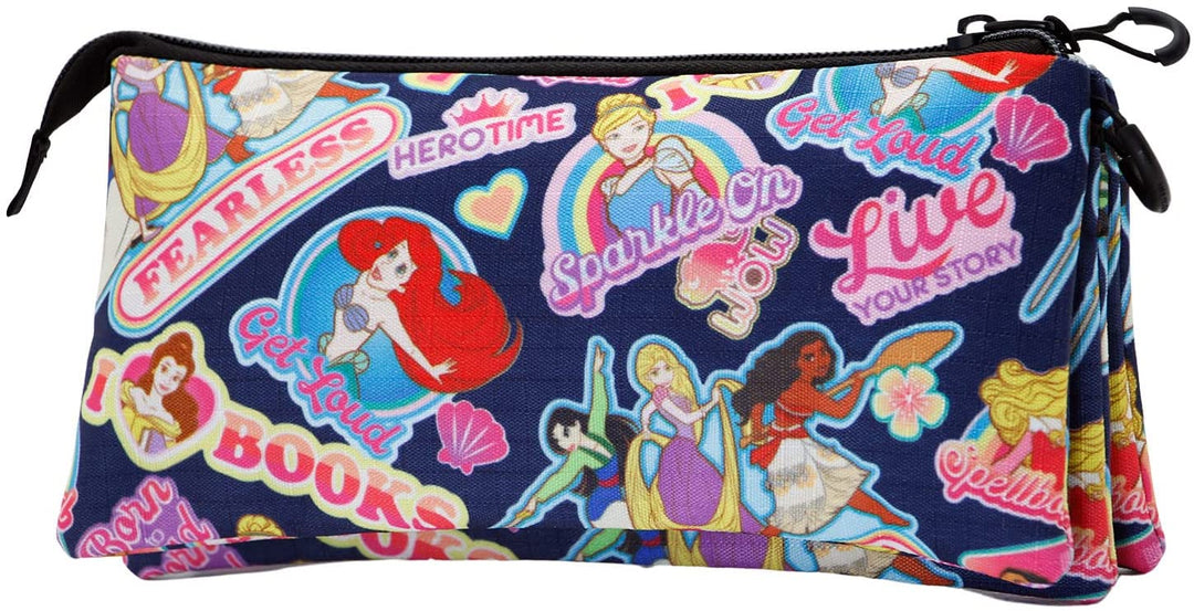 Disney Princess Fearless-Triple HS Pencil Case, Multicolour