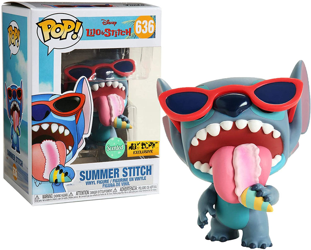 Disney Lilo &amp; Stitch Summer Stitch Exclusif Funko 46089 Pop! Vinyle #636