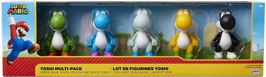 Super Mario Yoshi Multi Pack Esclusivo 2,5 pollici Mini Figura 5-Pack