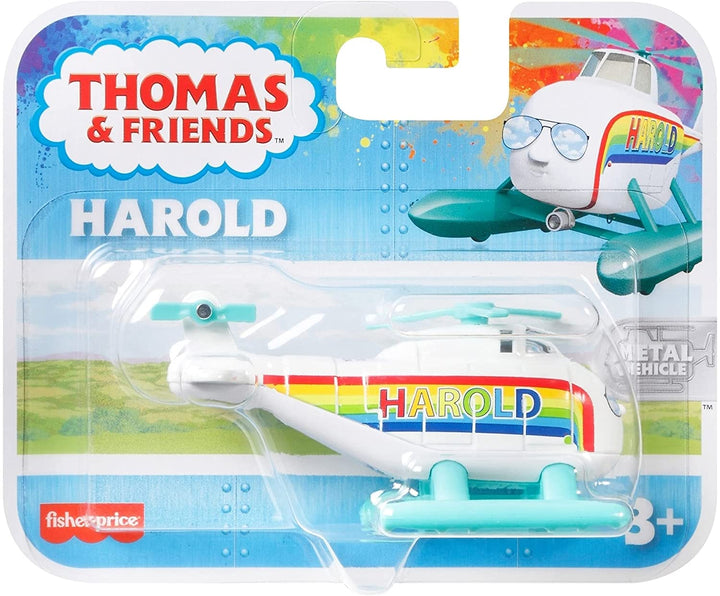 Fisher-Price Thomas &amp; Friends Rainbow Harold - Helicóptero de juguete para empujar