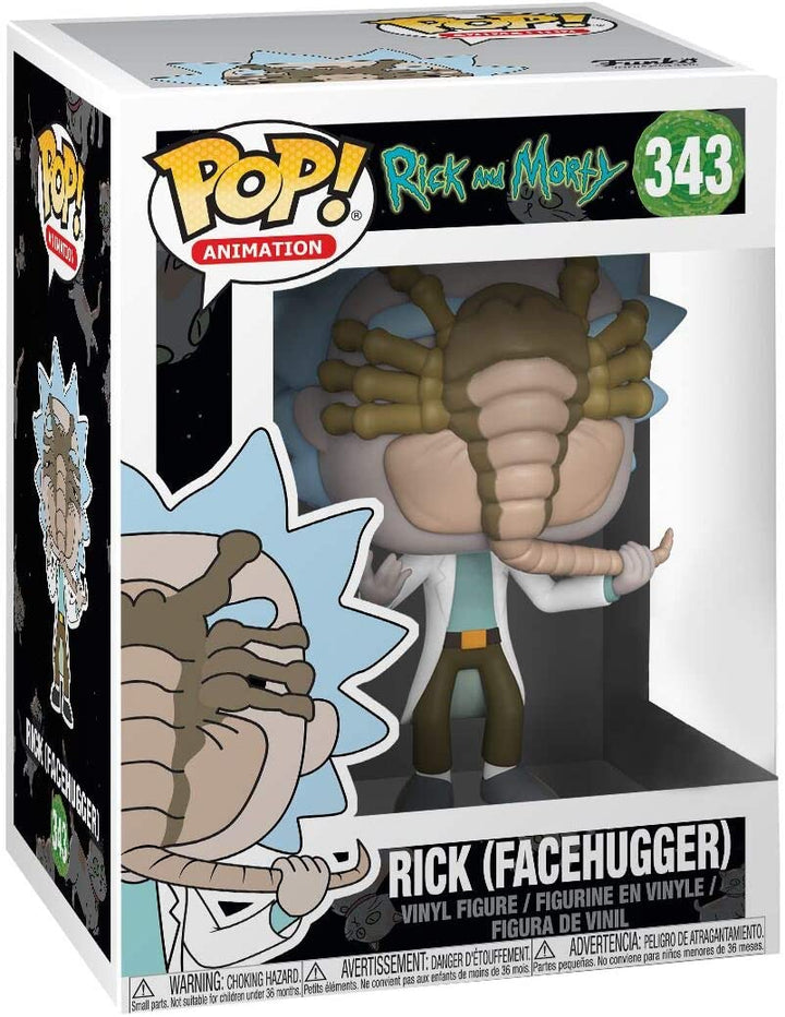 Rick And Morty Rick (Facehugger) Funko 28455 Pop! Vinilo #343