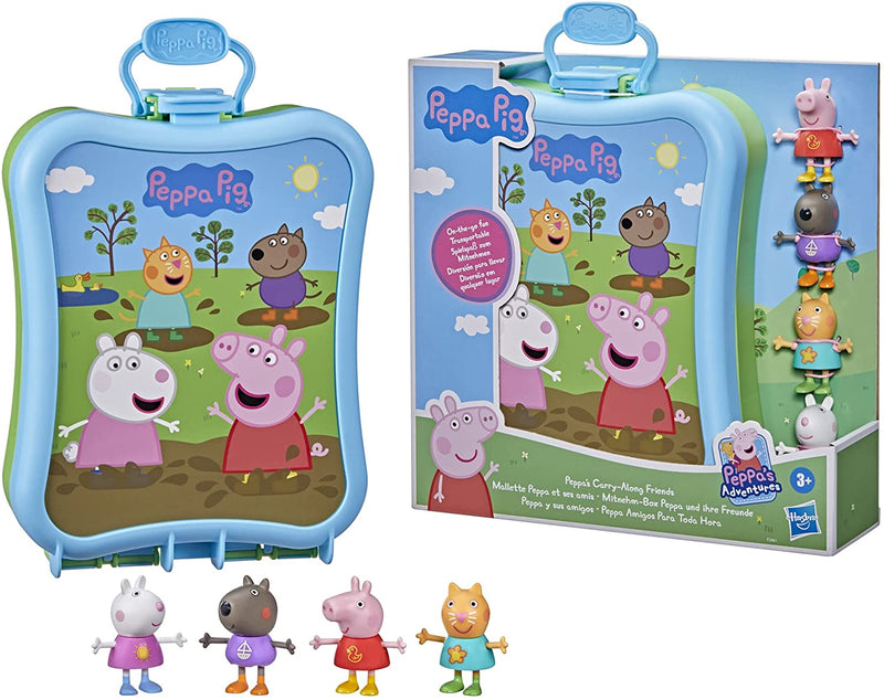 Peppa Pig Peppa’s Adventures Peppa’s Carry-Along Friends Case Toy