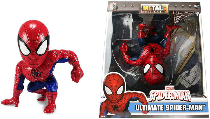 Jada 253223005 Marvel 6" Spiderman DIE-CAST Sammlerfigur, mehrfarbig