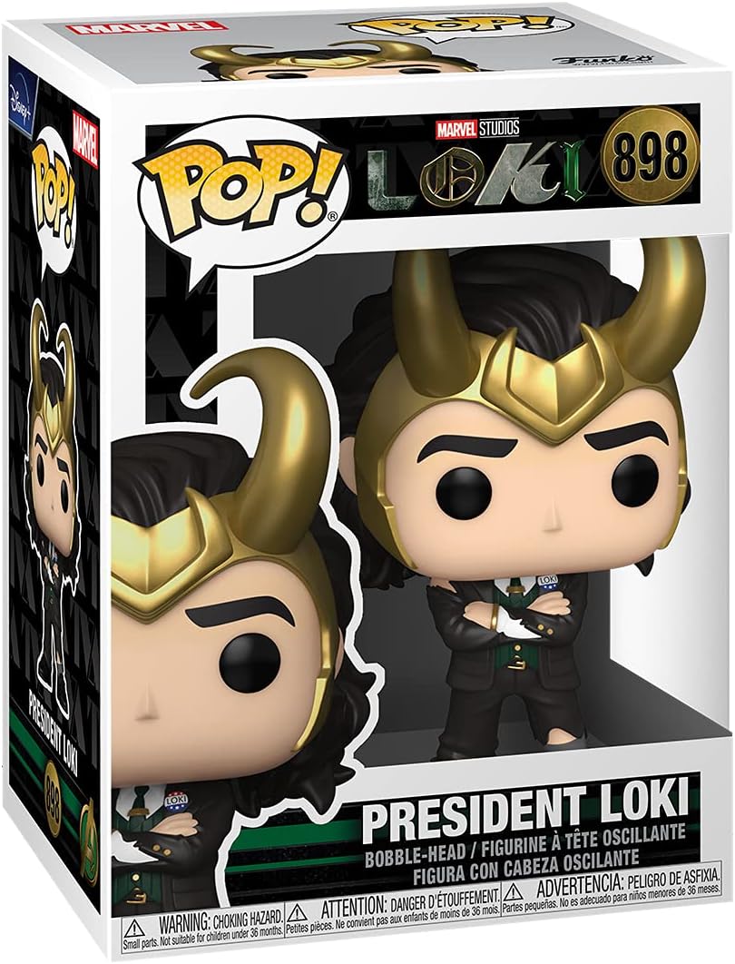 Funko 55743 POP Marvel – Loki – Präsident Loki