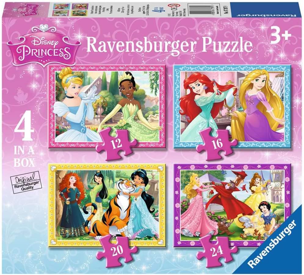 Ravensburger 07397 Disney Princess 4 in einer Box