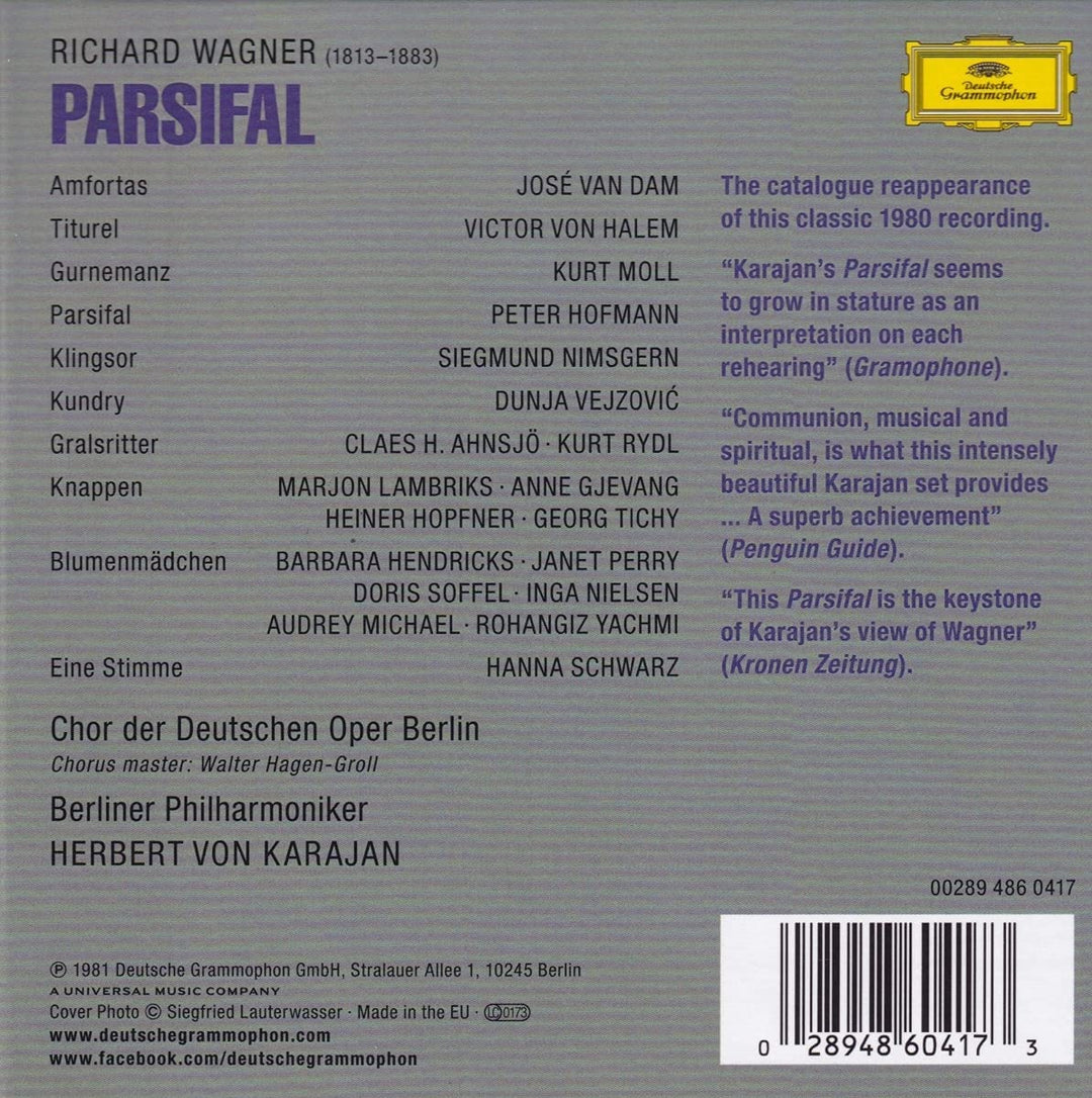 Herbert von Karajan - Wagner: Parsifal [Audio CD]