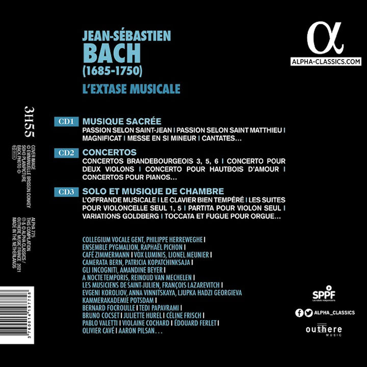 Bach: L'Extase Musicale - [Audio-CD]