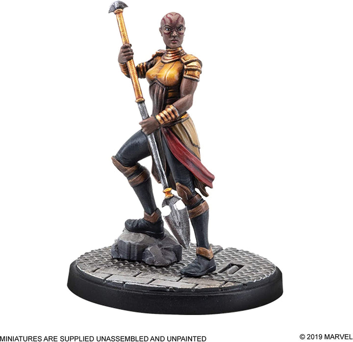 Atomare Massenspiele | Marvel Crisis Protocol: Charakterpaket: Shuri und Okoye | Miniaturenspiel