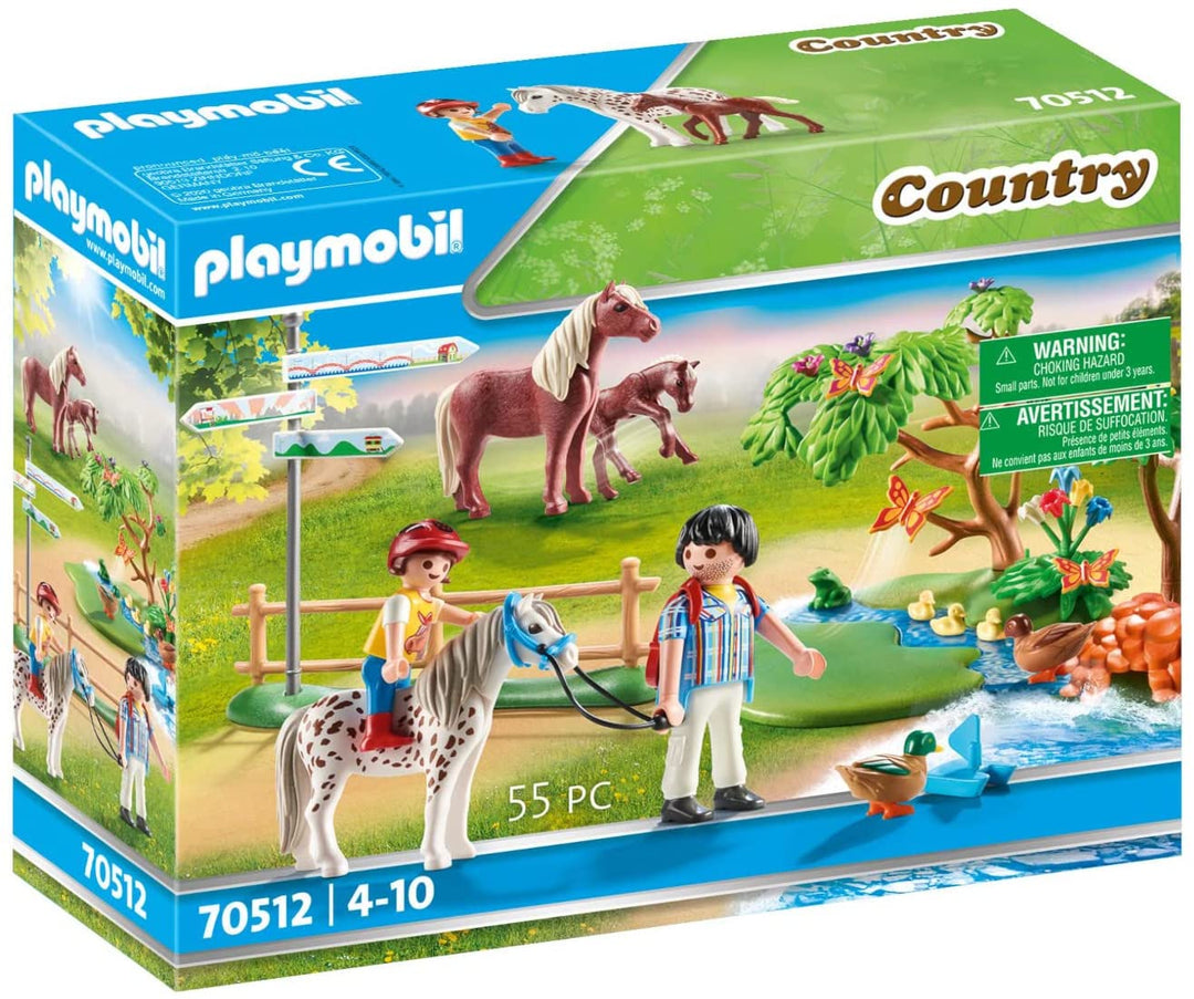 PLAYMOBIL Country 70512 Abenteuer-Ponyreiten, ab 4 Jahren