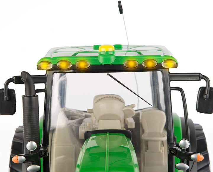 Britains Big Farm 1:16 John Deere 6190R Radio Controlled RC Tractor With Lights and Sounds - Yachew