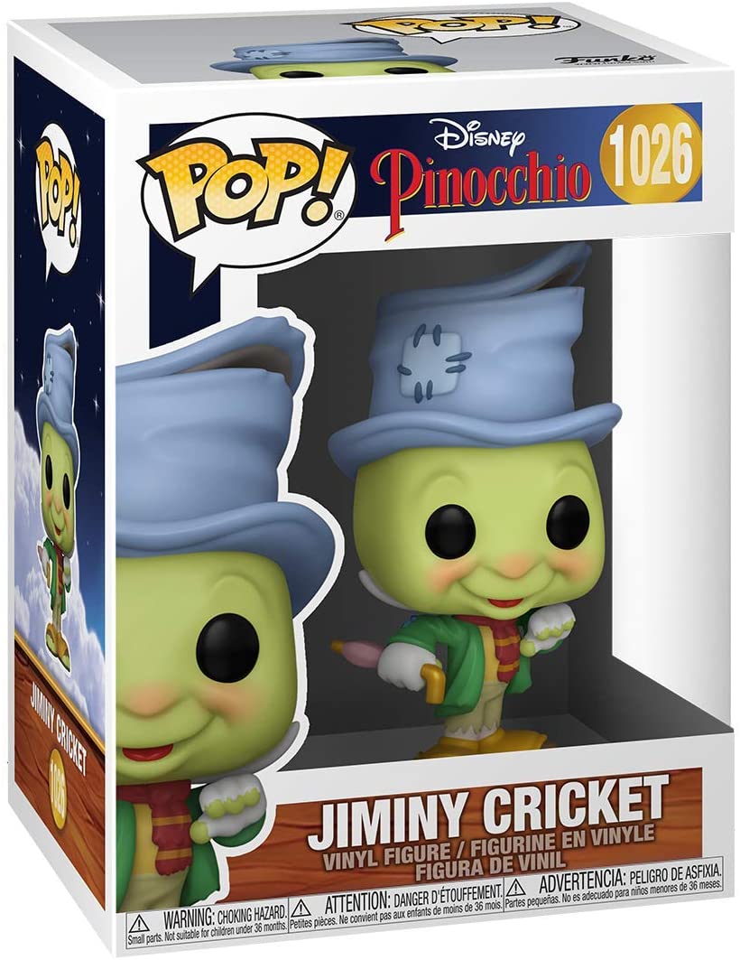 Disney Pinocchio Jiminy Cricket Funko 51534 Pop! Vinile #1026