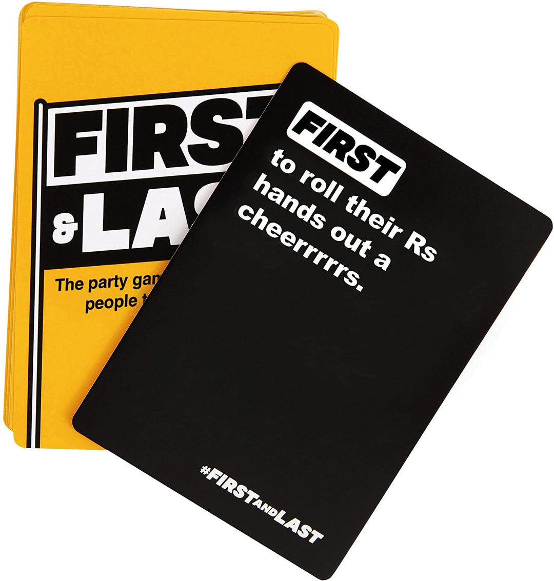 First & Last – The Party Game for Competitive People to Stay Hydrated –by The C