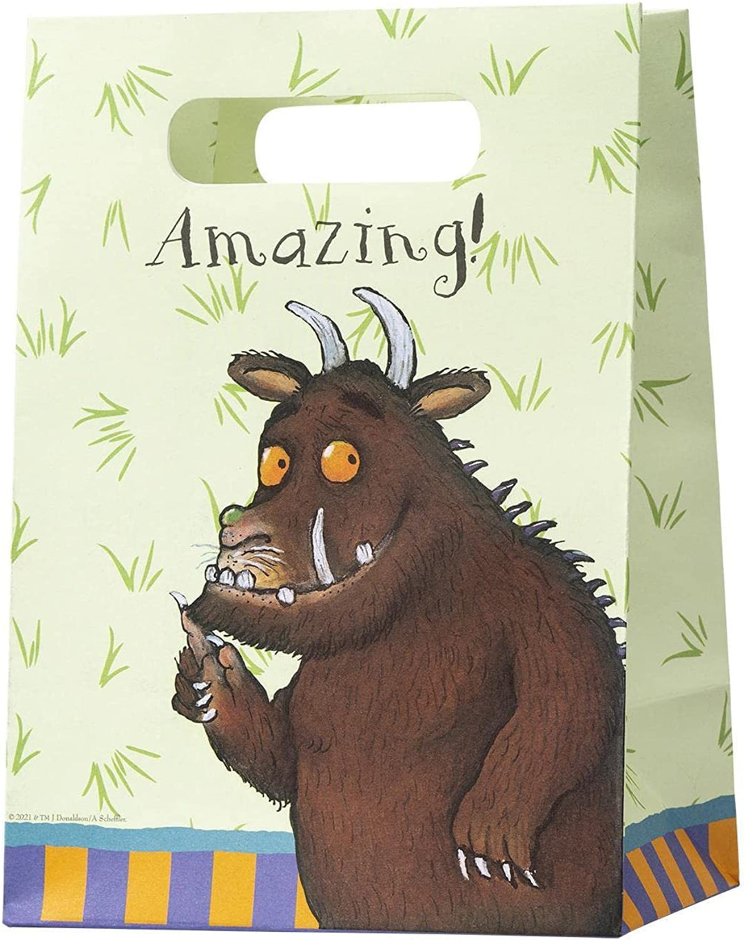 Smiffys 51574 Offiziell lizenzierte The Gruffalo Tableware Partytüten x8, Unisex C