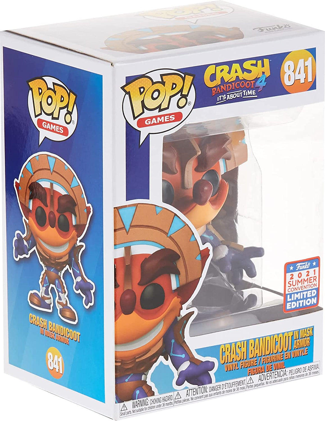 Crash Bandicoot Exclusive Funko 55923 Pop! Vinyl #841