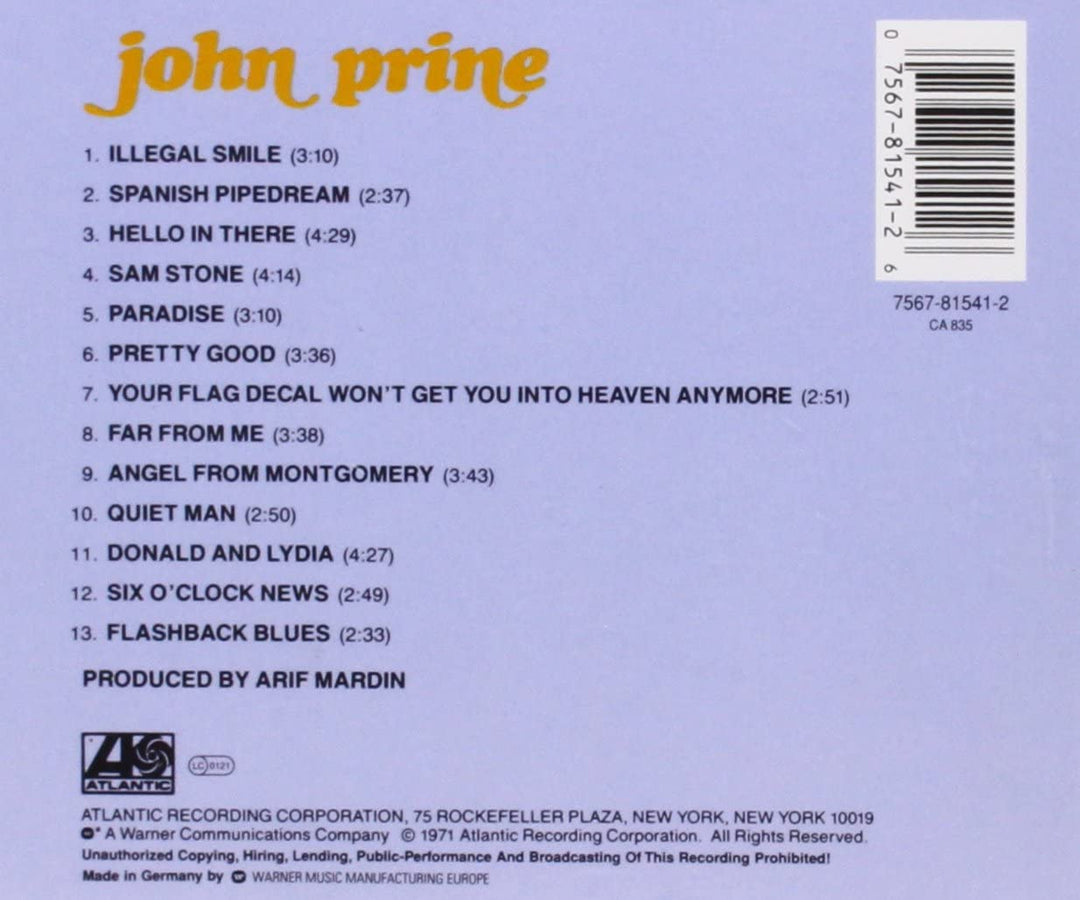 John Prine - John Prine [Audio-CD]