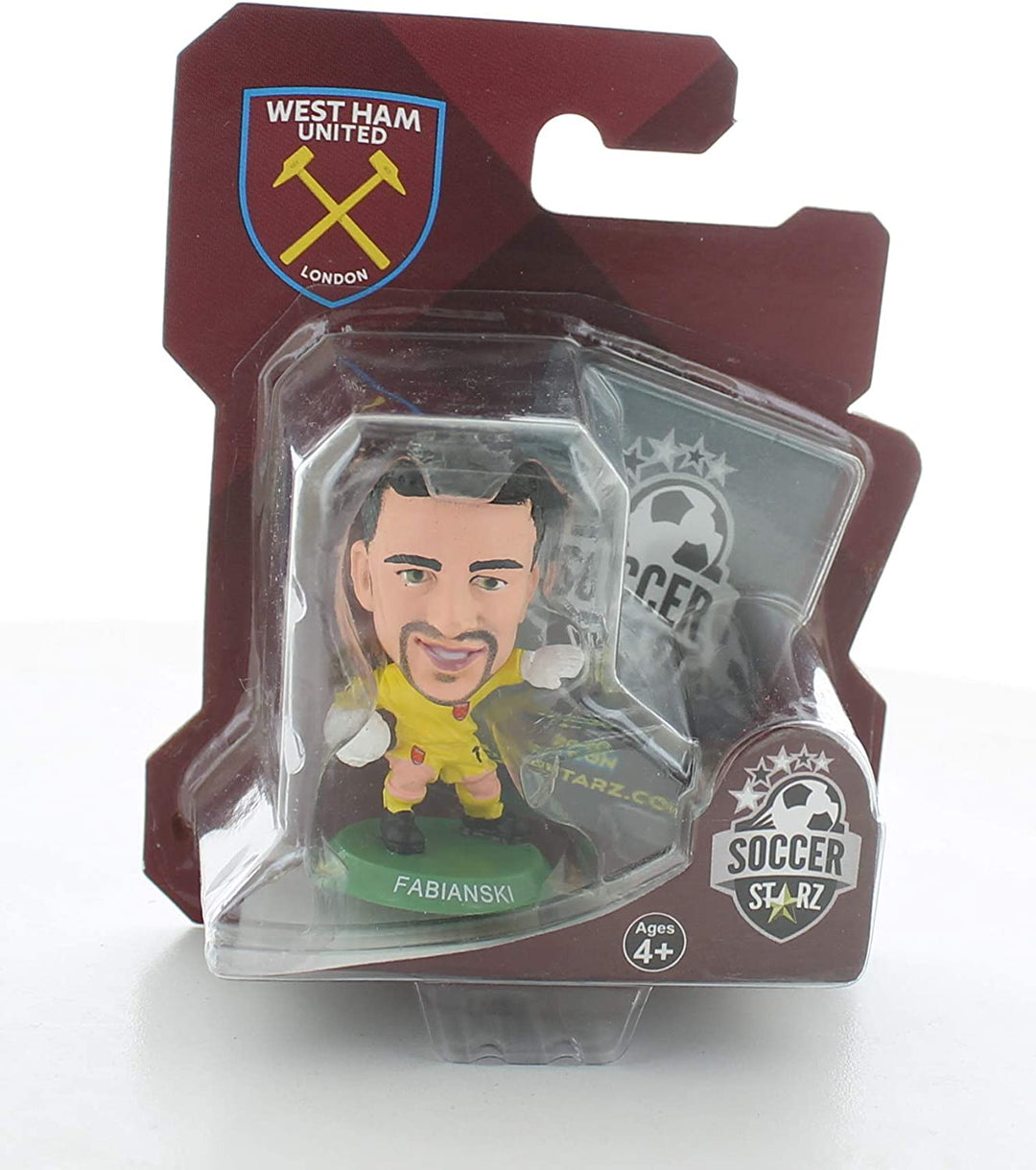 SoccerStarz SOC1321 West Ham Lukasz Fabianski-Home Kit (Classique) /Figurines, Vert