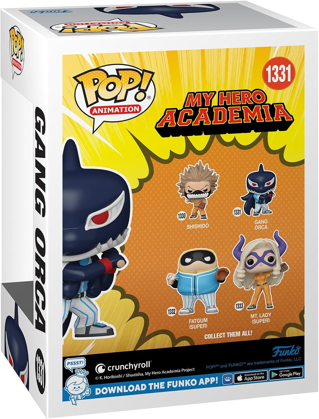 Funko POP! Animation: MHA HLB – Gang Orca – (Baseball) – My Hero Academia – Slg