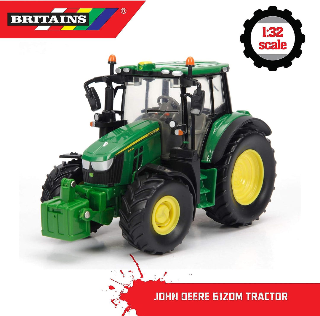 Britains John Deere 43248 6120M Tractor, Green