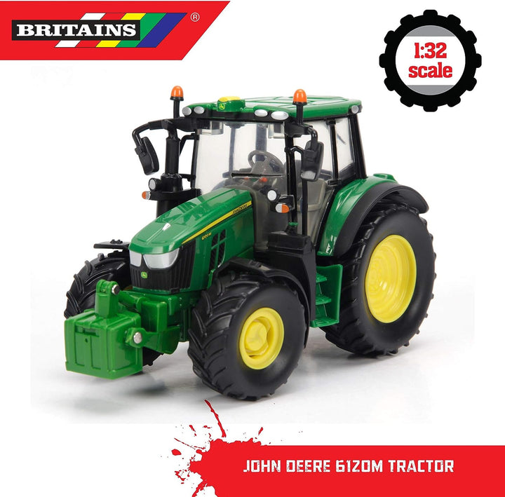 Britains John Deere 43248 6120M Traktor, Grün