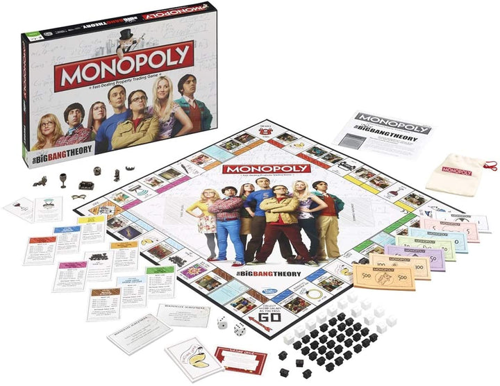 Il gioco da tavolo del monopolio The Big Bang Theory
