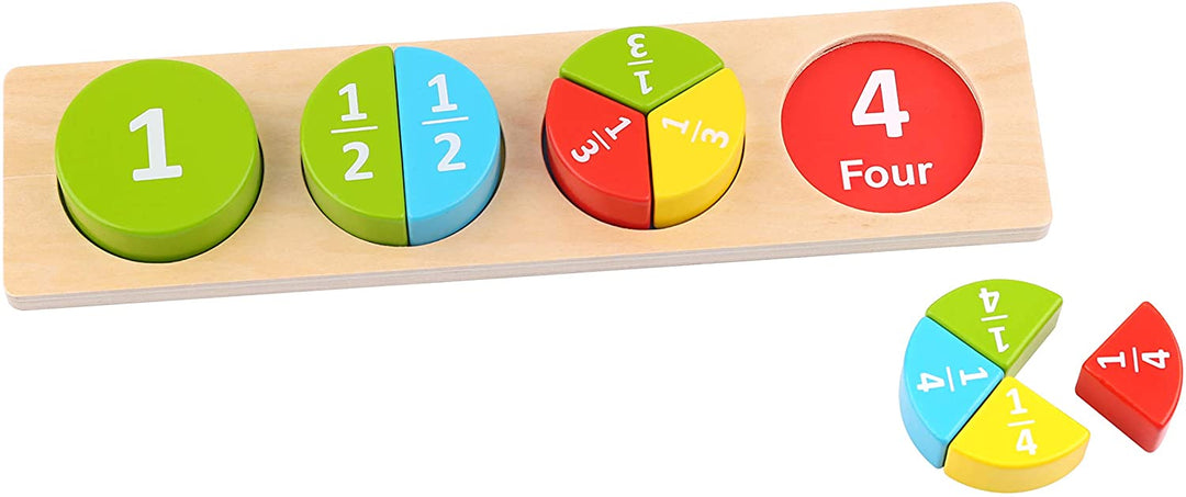 Tooky Toy TL132 Wooden Math Game, Multi-Colour