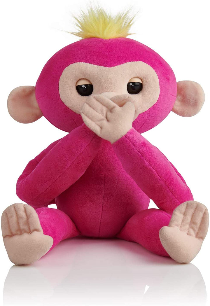 Fingerlings HUGS - BELLA - Friendly Interactive Plush Monkey Toy - by WowWee