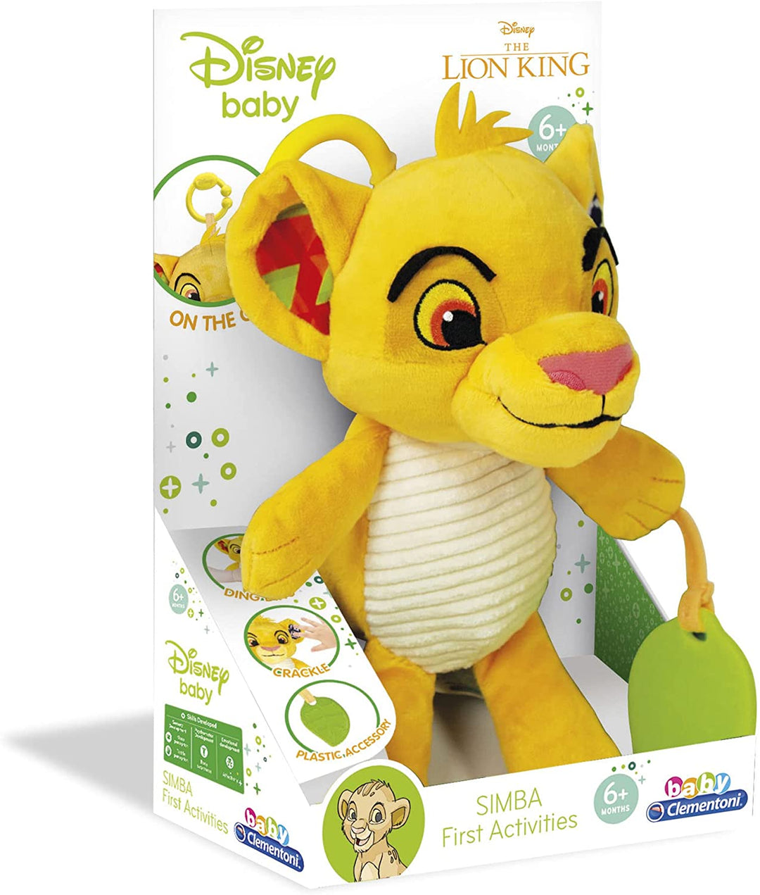 Clementoni 17296 Disney Lion King Activity Plush, Multi-Colour