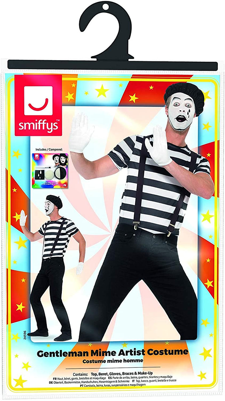 Smiffys Gentleman Mime Artist Costume