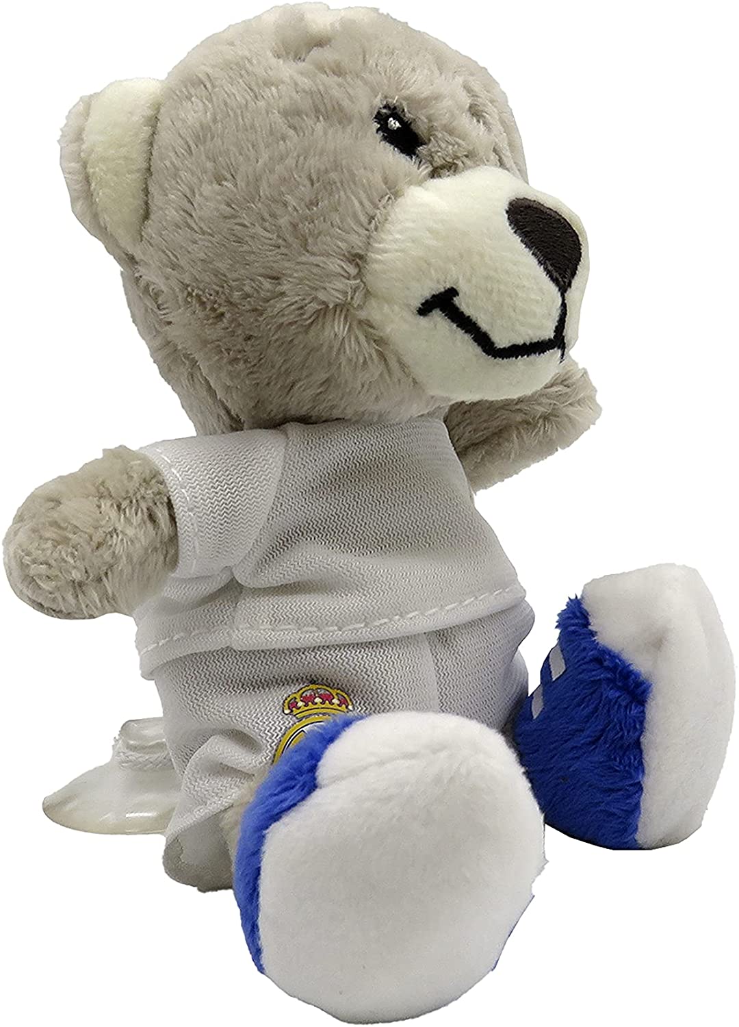 Real Madrid Teddybär mit Saugnapf 17 cm, Weiß CYP M-02-RM