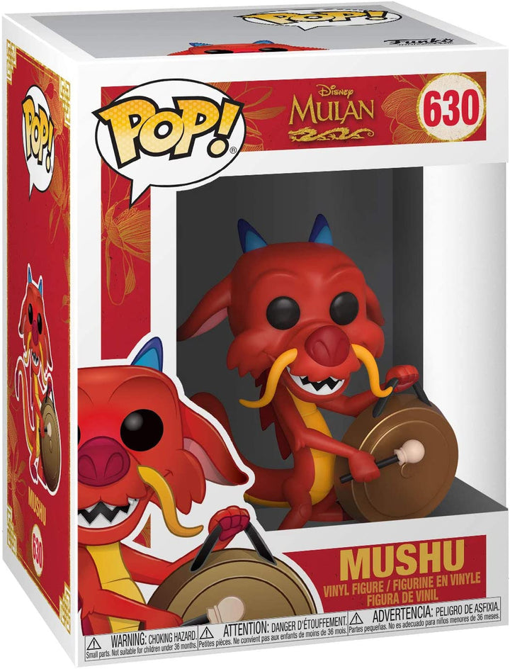 Disney Mushu (w/ Gong) Funko 45327 Pop! Vinile #630