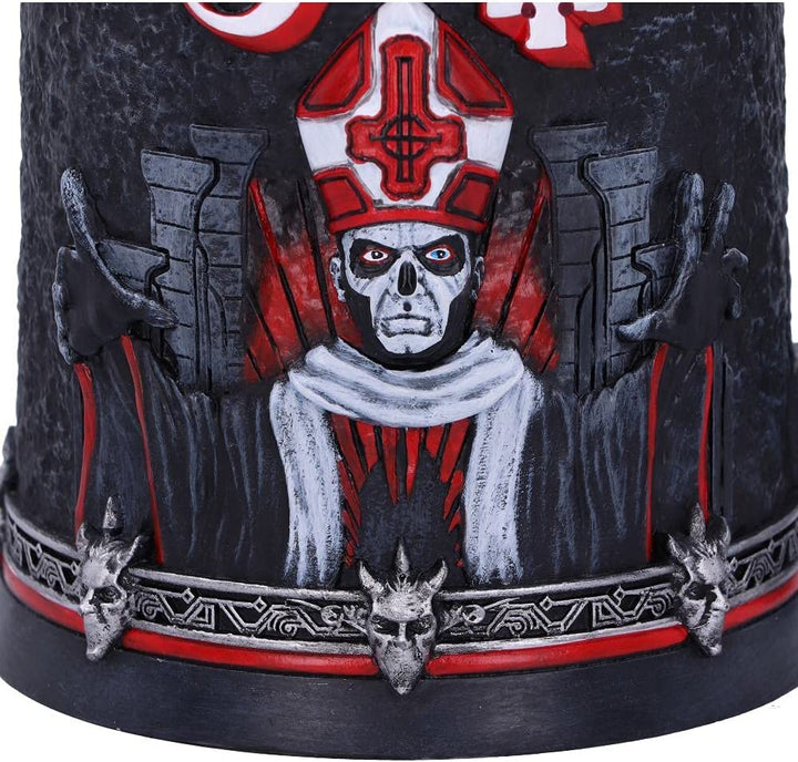 Nemesis Now - Ghost Papa Emeritus III Summons Red Tankard Resin Mug
