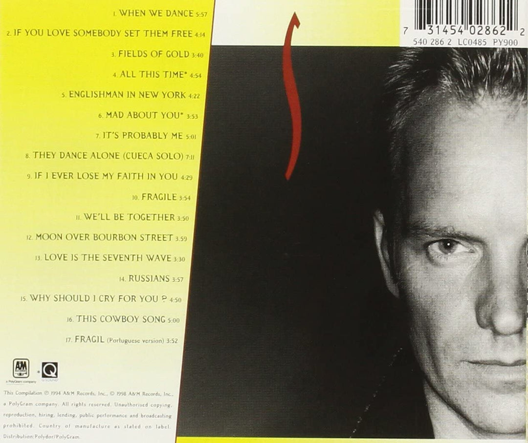 Fields of Gold: The Best of Sting 1984-1994 [Audio-CD]