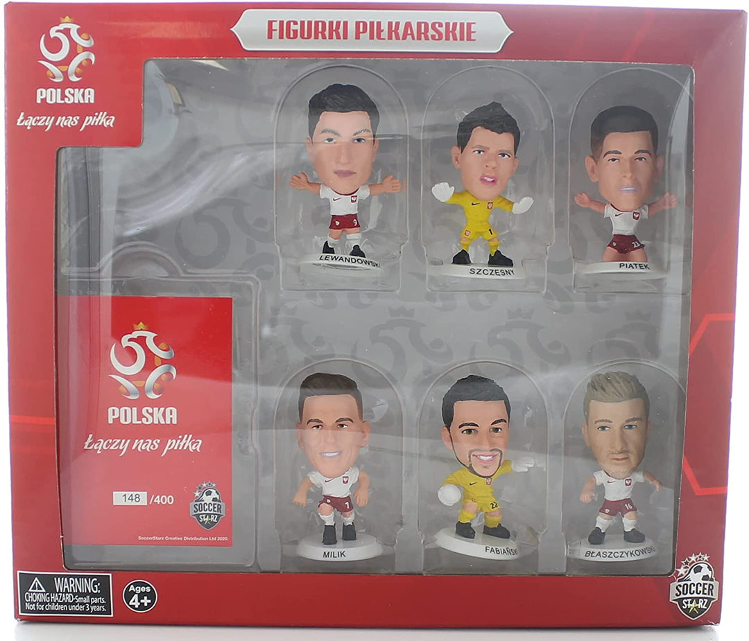 SoccerStarz - Polen Team Pack 6 Figur (Version 2020) /Figuren