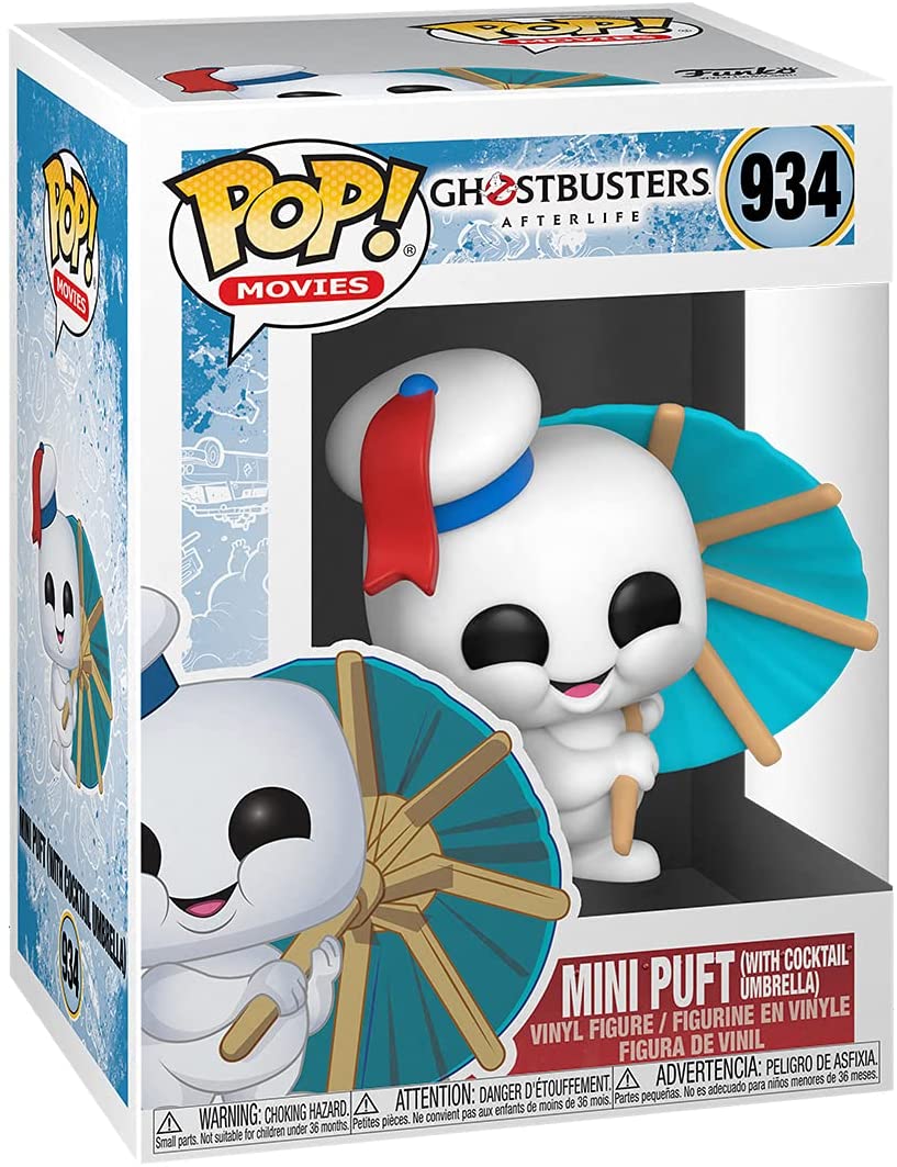 Ghostbusters Afterlife Mini Puft mit Cocktailschirm Funko 48490 Pop! Vinyl #934