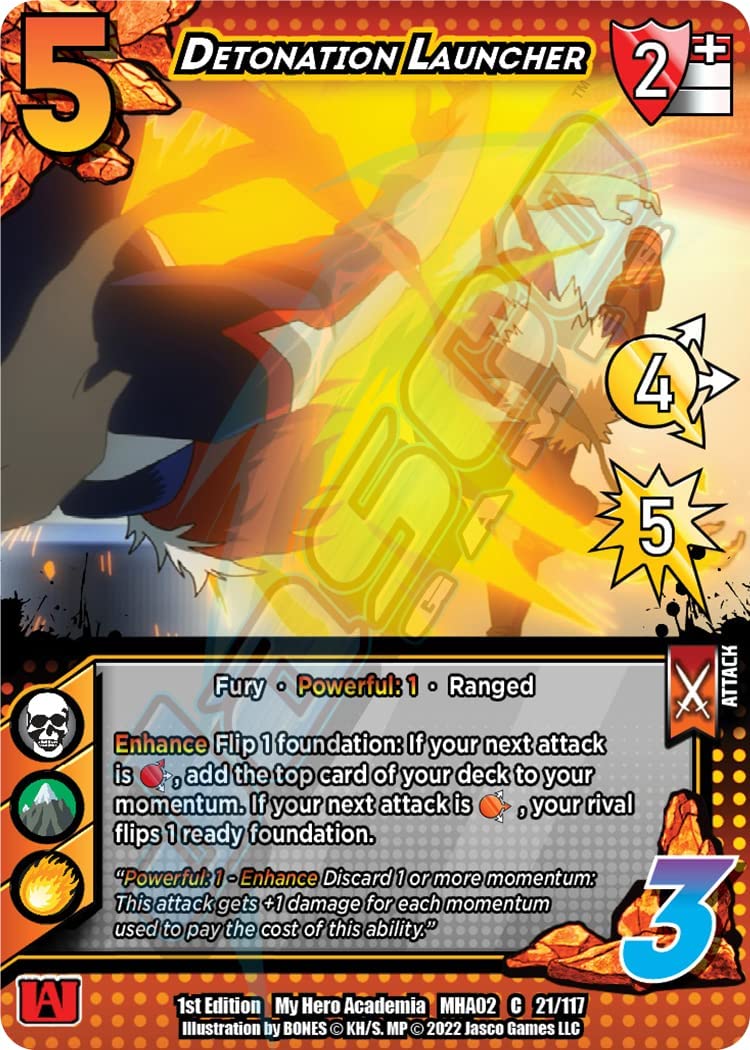 My Hero Academia Sammelkartenspieldeck mit ladbarem Inhalt, Serie 2 Crimson Rampage