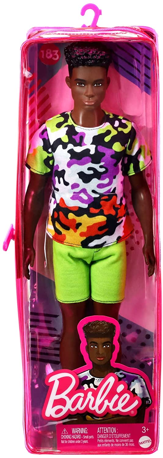 Barbie HBV23 Fashionistas Ken Dolls, Multicolour
