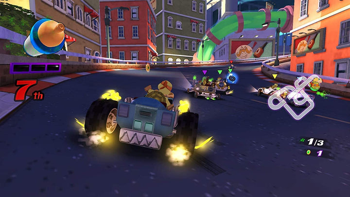 Nickelodeon Kart Racers Bundle + Wheel Accessory Juego Nintendo Switch