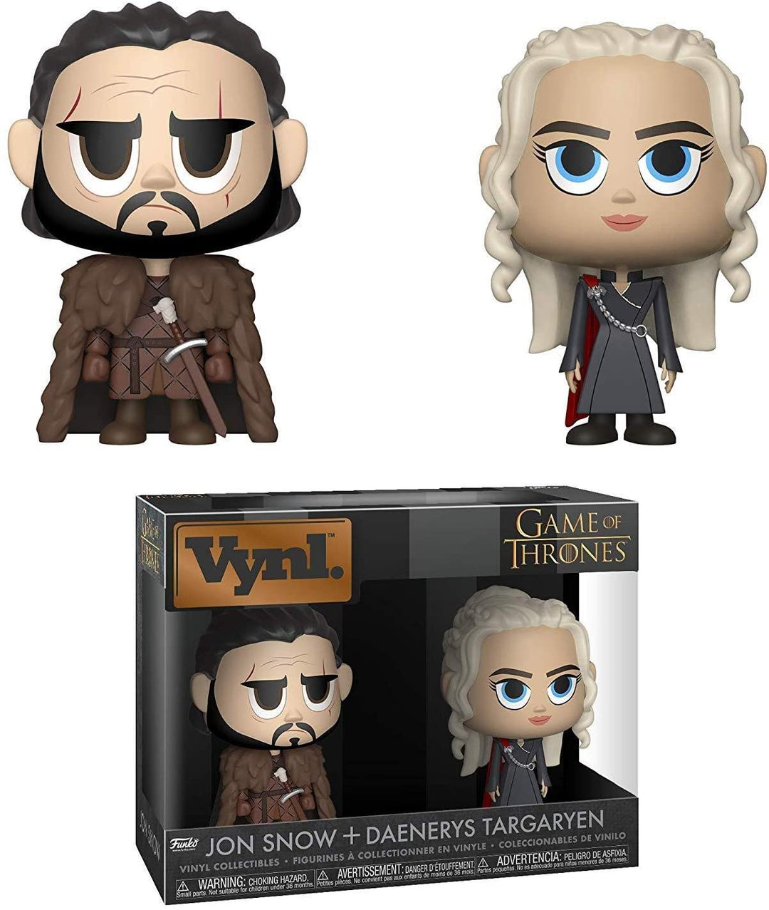 Il Trono di Spade Jon Snow &amp; Daenerys Targaryen Funko 34044 Vynl.
