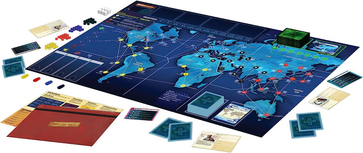 Z-Man-Spiele | Pandemic Legacy Staffel 1 Blue Edition | Brettspiel | Ab 13 Jahren | Fo