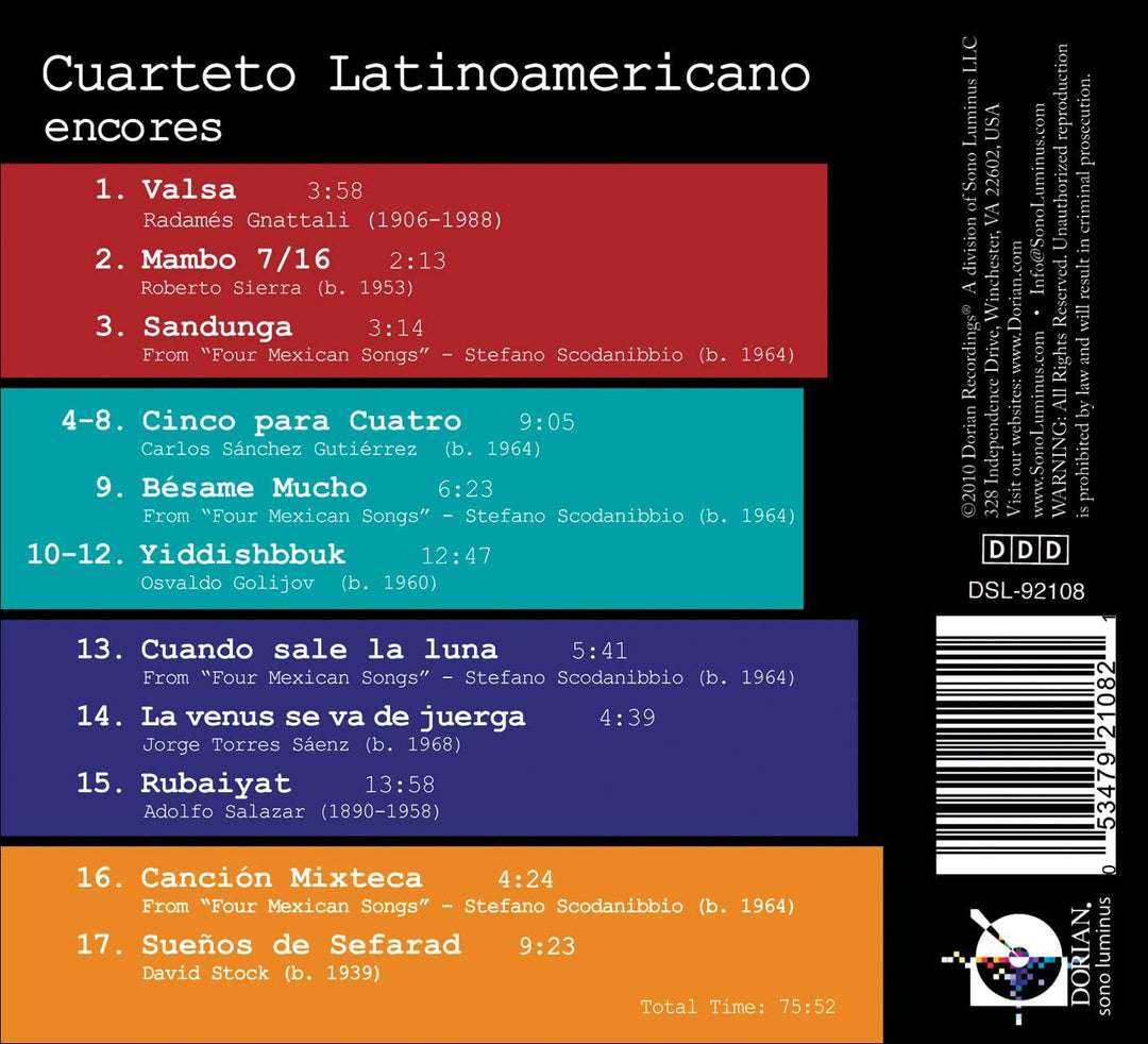 Zugaben (Werke von Gnattali/ Sierra/ Golijov/ Scodanibbio/ Sanchez-Gutierrez) [Audio CD]